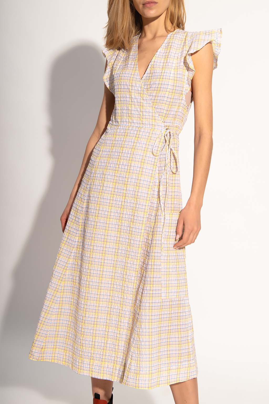 Ganni Checked dress